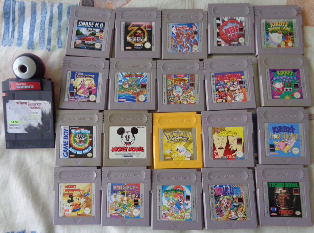 My Gameboy Collection My Game Boy Collection by CheerBearsFan on DeviantArt