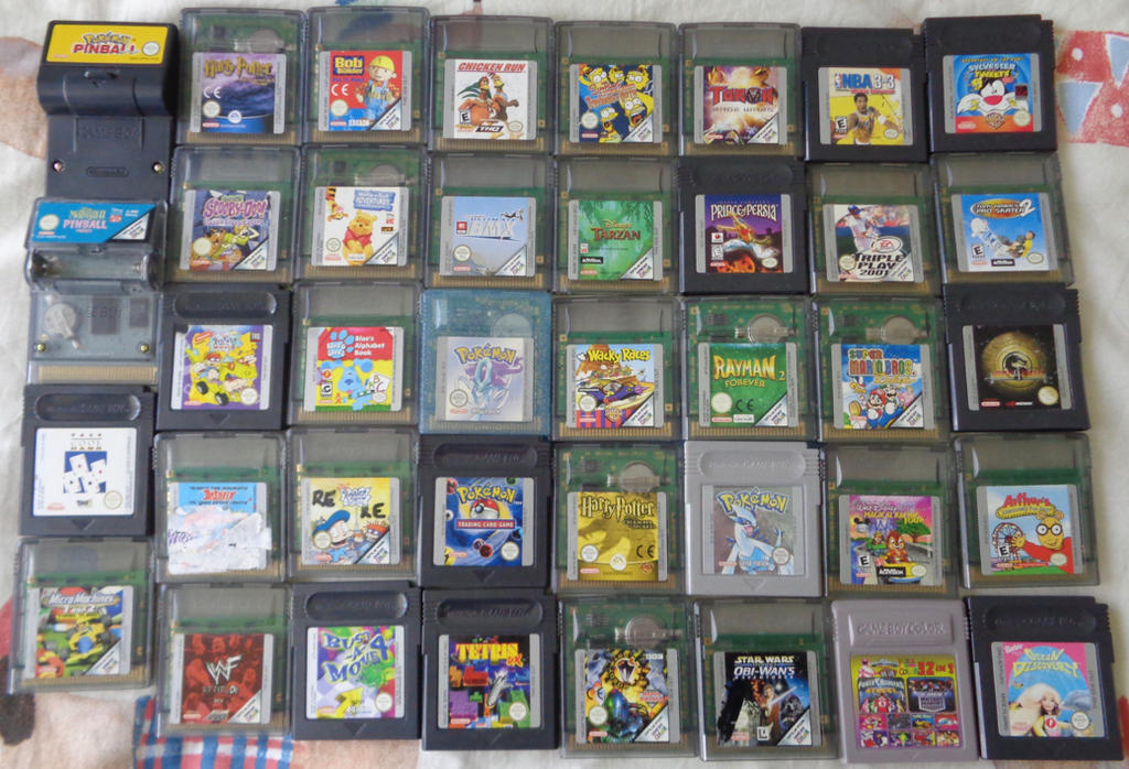 My Game Boy Color Collection by CheerBearsFan on DeviantArt