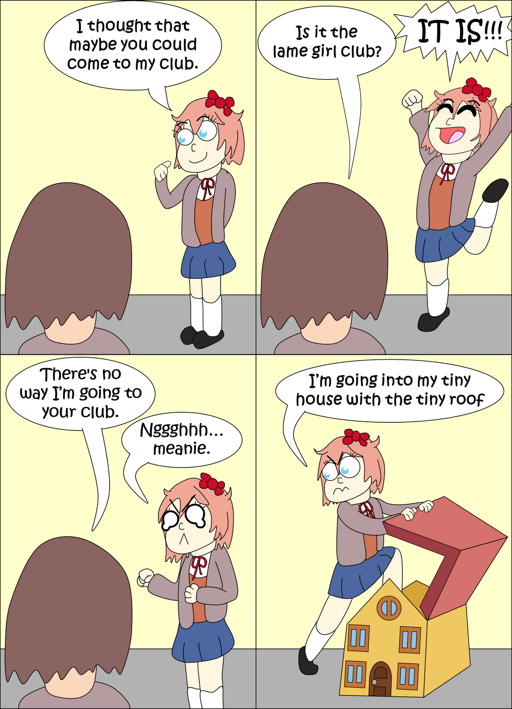 Sayori S Tiny House By Beats0me On DeviantArt