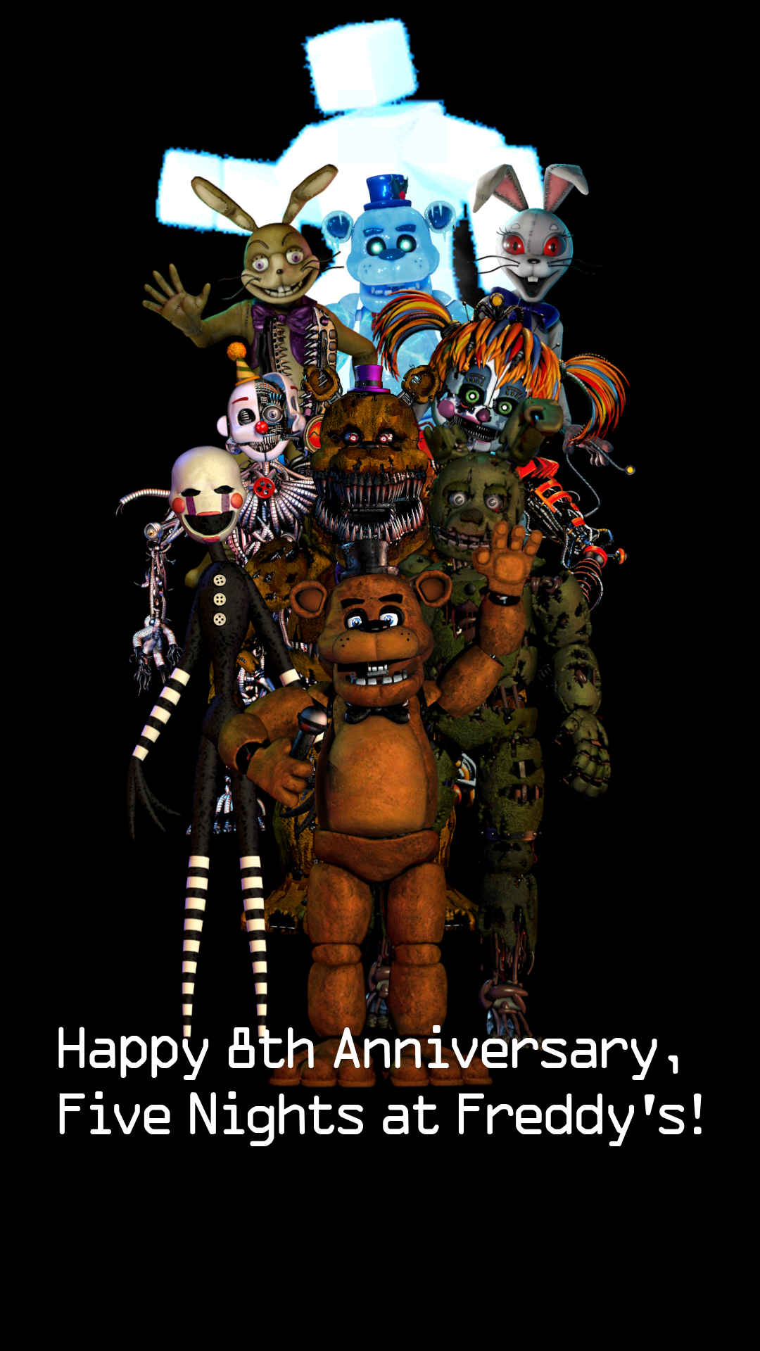 FNAF 8th AnniversaryThank You!!! by Fredluestudios2021 on DeviantArt