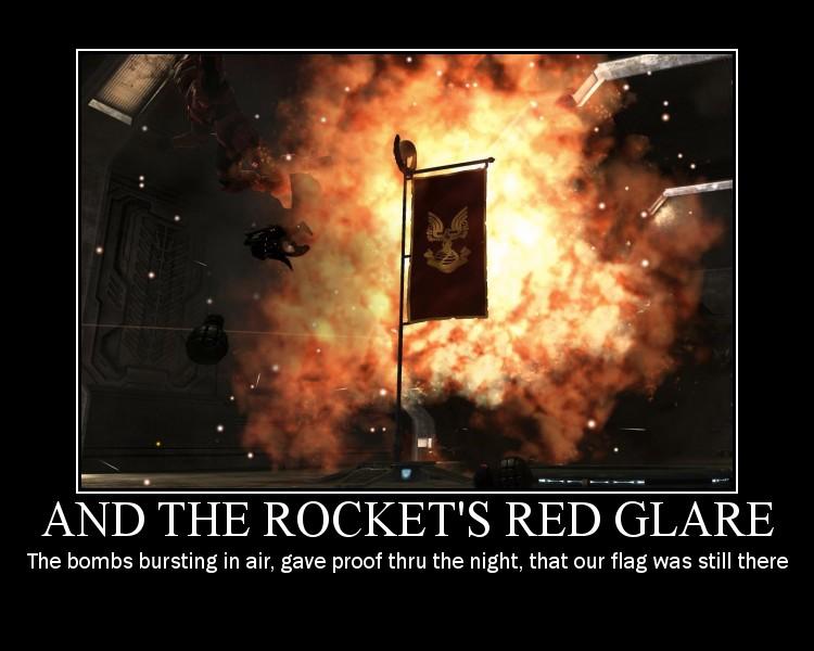 The rockets red glare