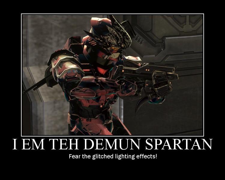 I em teh demun spartan