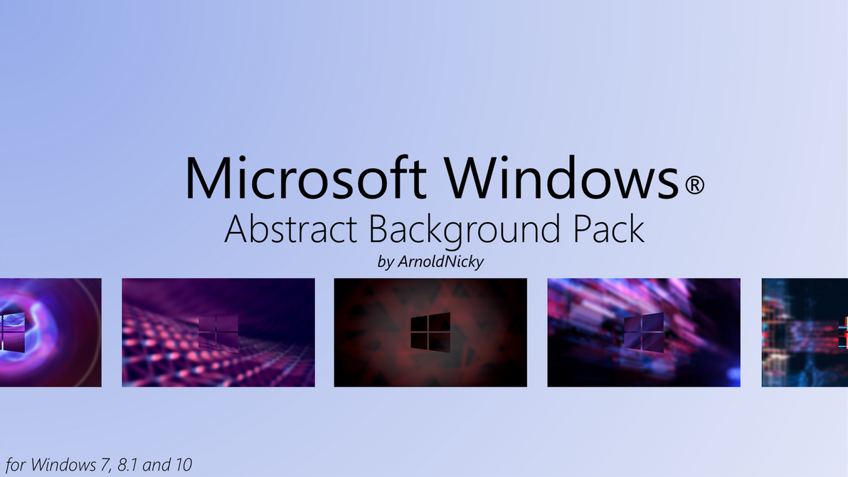 Microsoft Windows Abstract Background Pack by Jamairis on DeviantArt