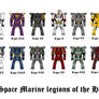Space Marine legions of the Horus Heresy