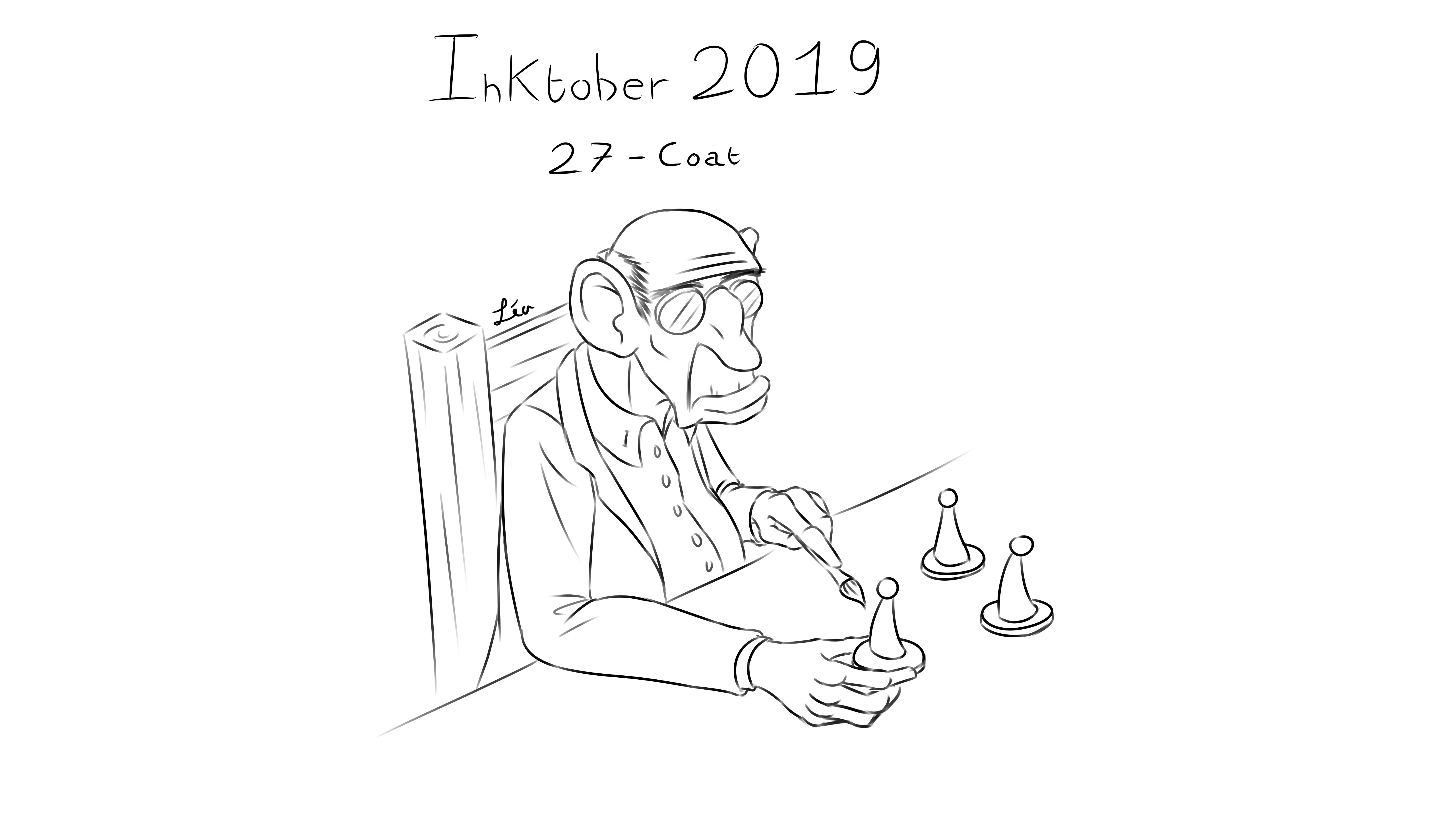 Inktober 27 2019, Coat