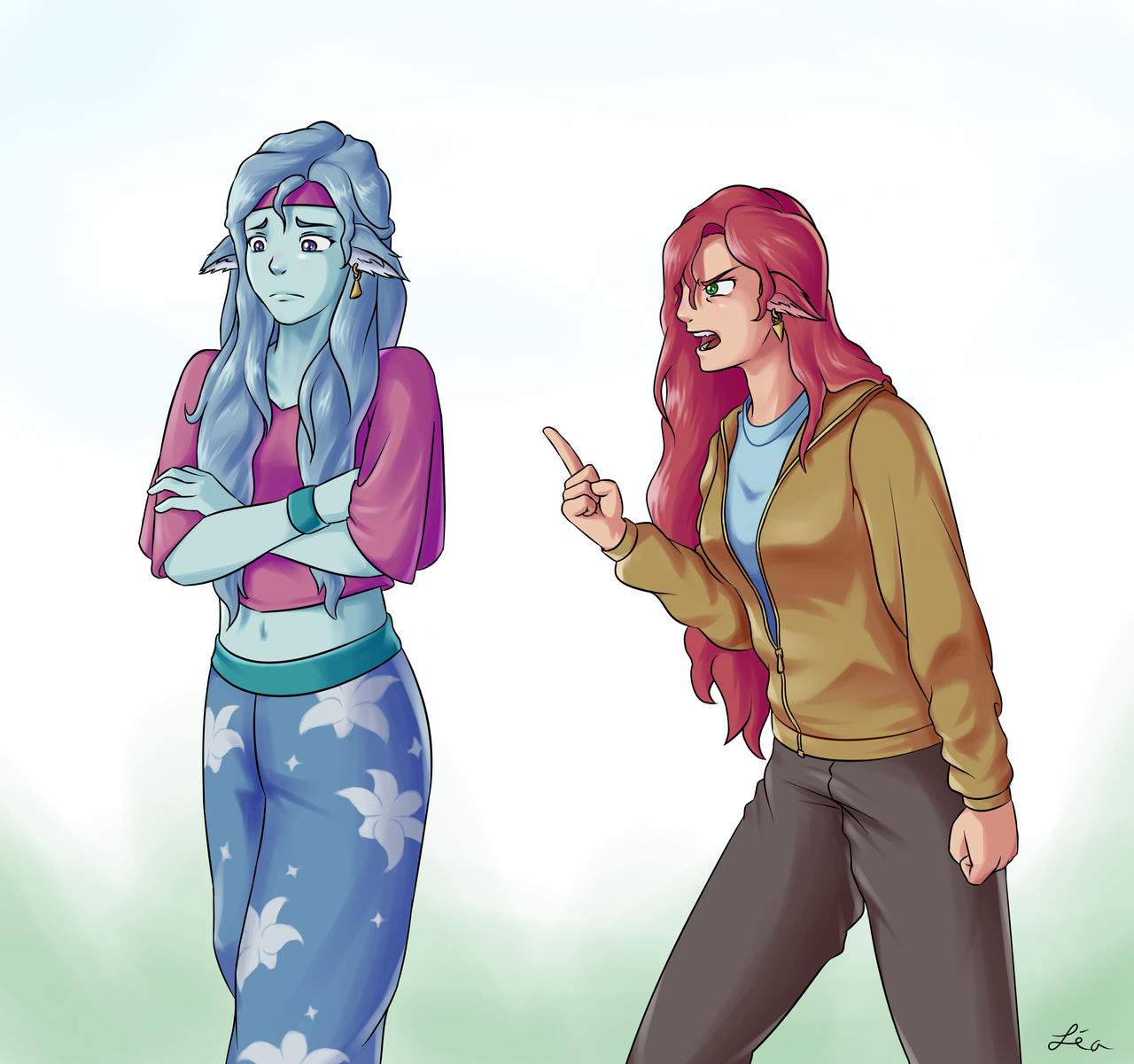 Alis and Lisa - commission