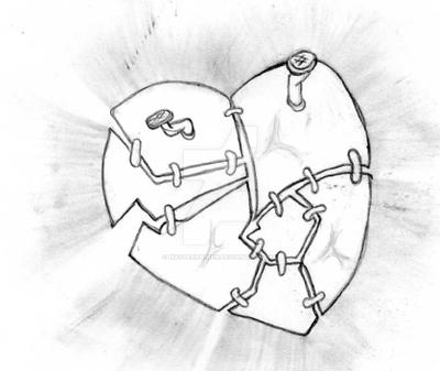 Heart Split Draw split heart by masterkainen on DeviantArt