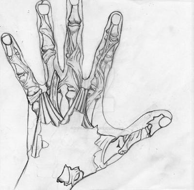 Destroyed Handwork torn hand by masterkainen on DeviantArt