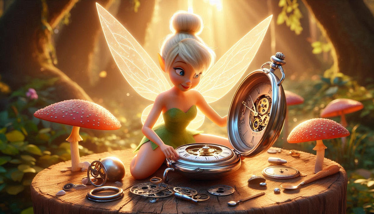 Tinker Binker Tinkerbell tinkering the ticker by jaybay85 on DeviantArt