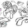 Vinyl Scratch Doodles