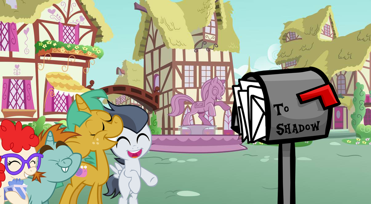 The colts wrote and sent letters to Shadow! by balabinobim on DeviantArt
