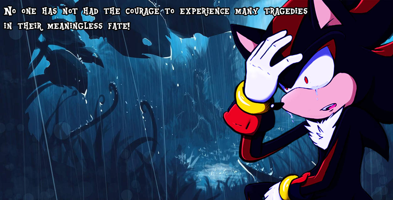 Shadow's sad in Rain! by balabinobim on DeviantArt