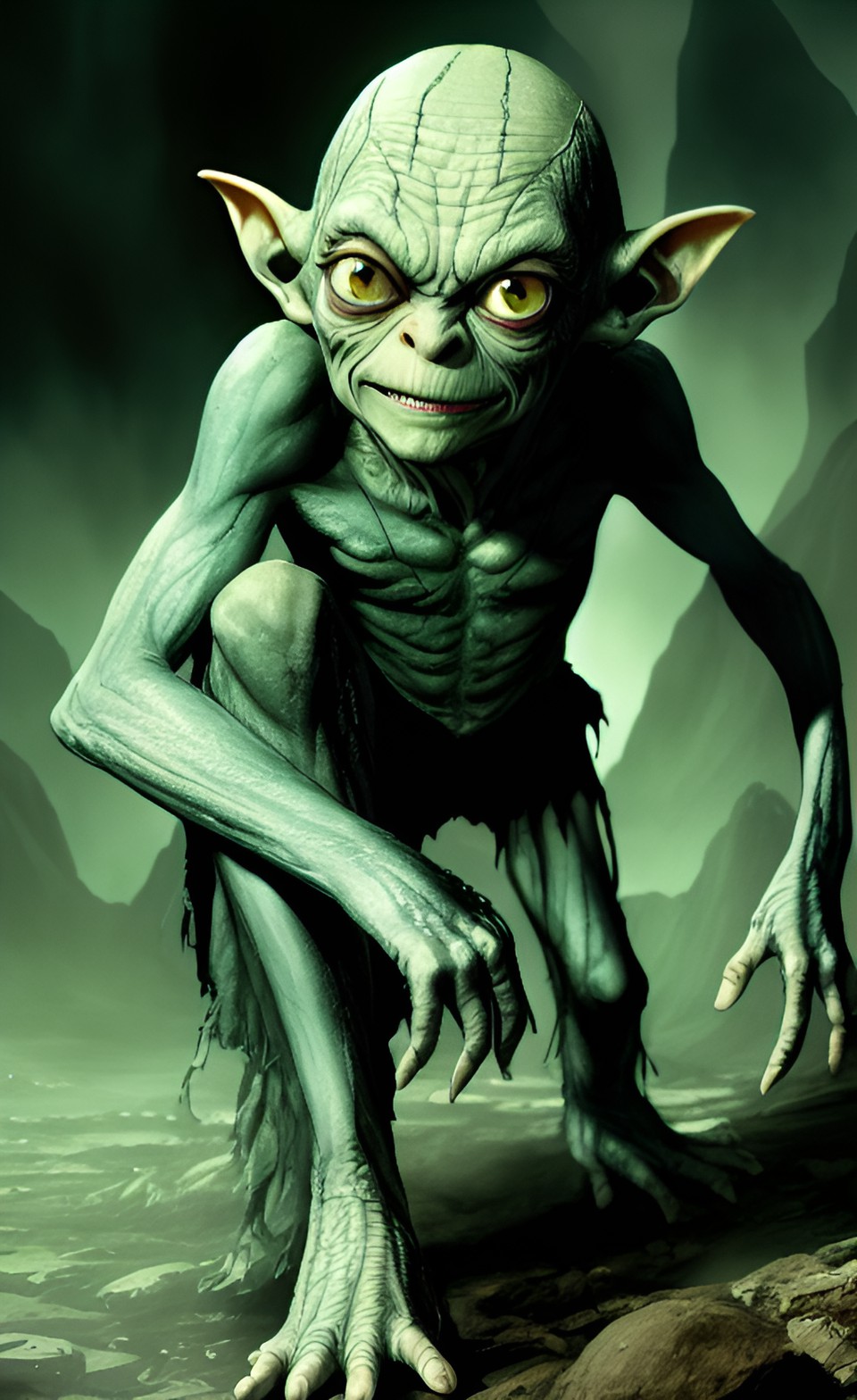 Gollum Full Art MTG Card by Savage-Parrot on DeviantArt