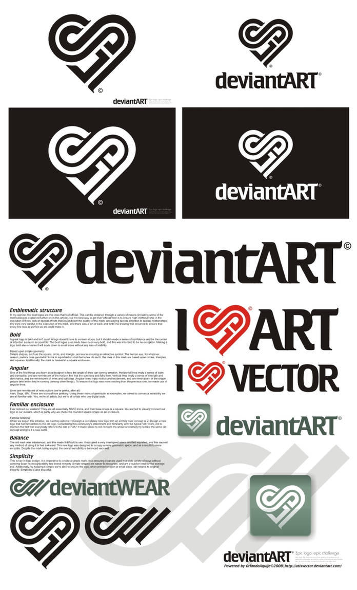 Deviantart Logotypes MY deviantART LOGOTYPE by AtixVector on DeviantArt