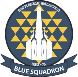 Battlestar Galactica RDM Blue Squadron Patch