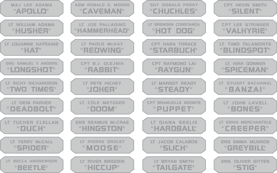 Viper Mk II Nameplates