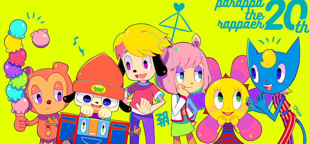 Parappa the rapper 20th anniversary by modanspank on DeviantArt