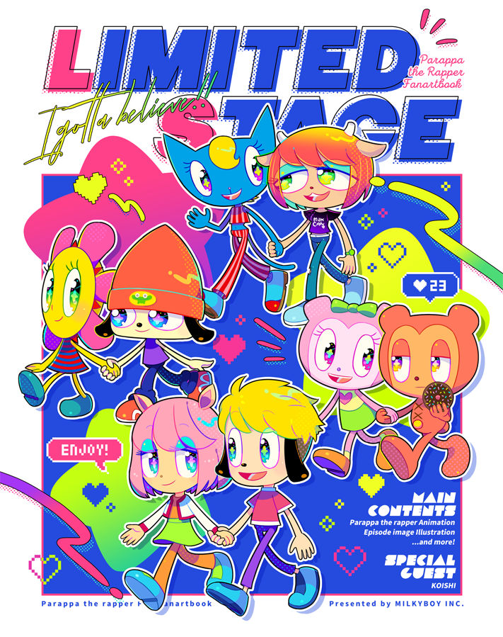 Paper The Rapper parappa the rapper illustration fanzine by modanspank on DeviantArt