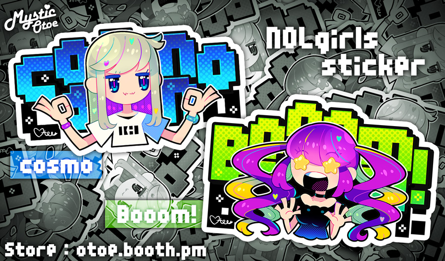 Nolick Sticker NOL girls sticker by modanspank on DeviantArt
