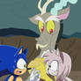 Sonic and Discorded Amy rose
