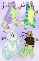 Galaxy adoptables [3/4 open]