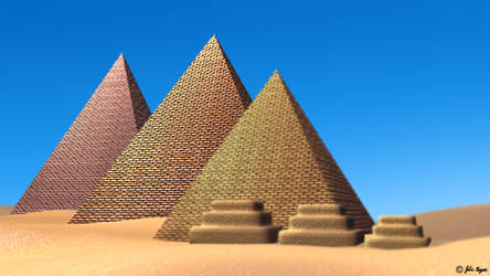 Egyptian Pyramids - Noon