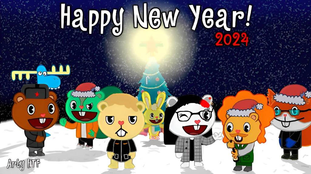 Happy New Year 2024! (HTF) by Artyofficiall on DeviantArt