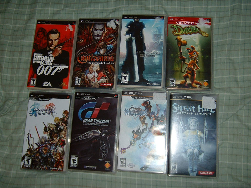 My PSP Game Collection by TinytheGiant on DeviantArt