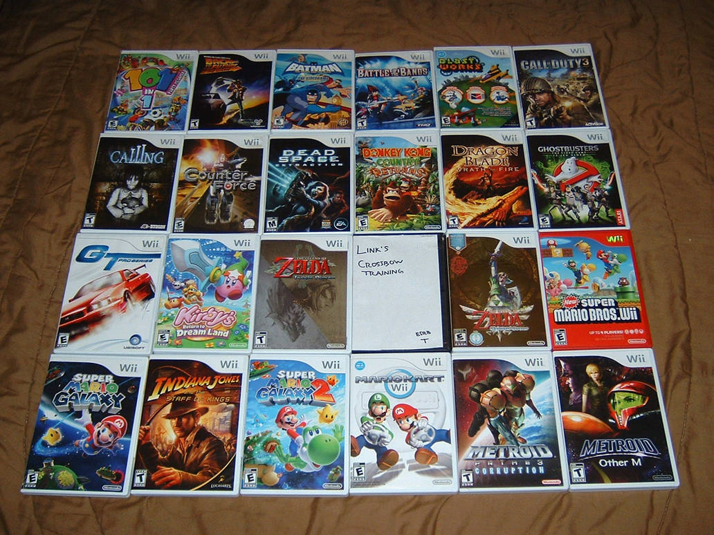 Wii Collection Nintendo Wii Game Collection Part 1 by TinytheGiant on DeviantArt