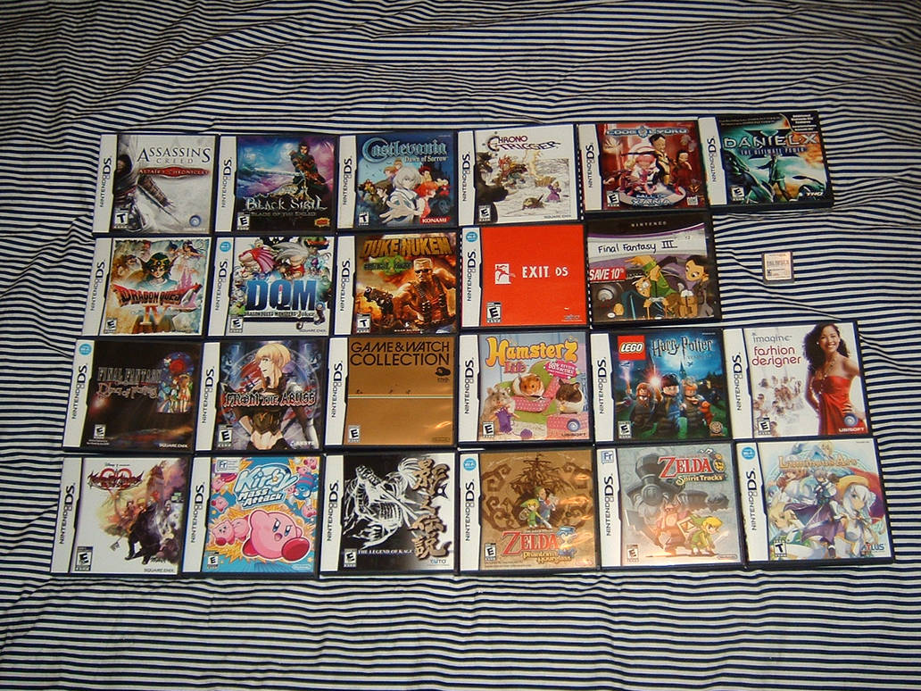 Nintendo DS Game Collection Part 1 by TinytheGiant on DeviantArt