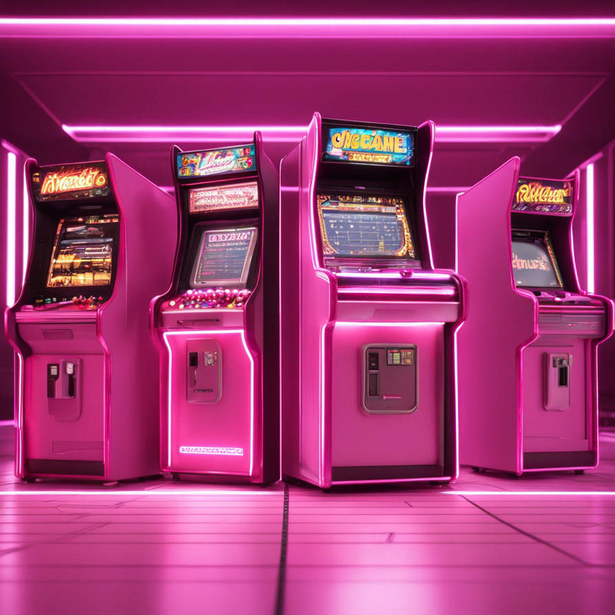 Pink Arcade Machine by ffjulyyy on DeviantArt