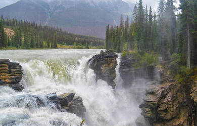Athabasca Falls by dashakern