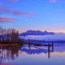 Pitt River in Winter