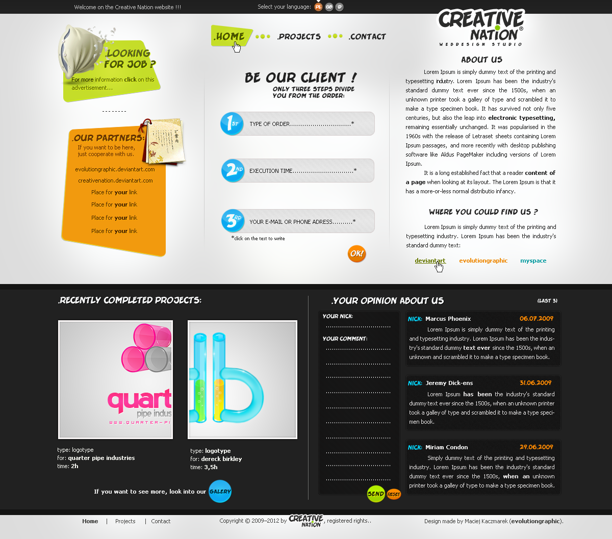 Creative Nation site