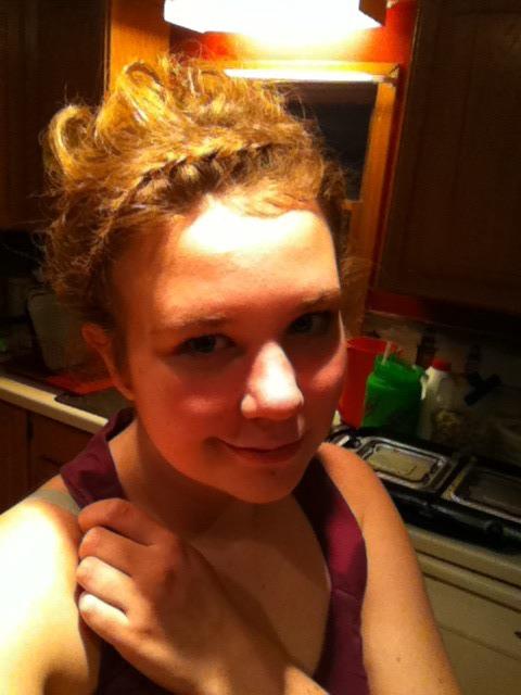 Homecoming 2012 +my hair+