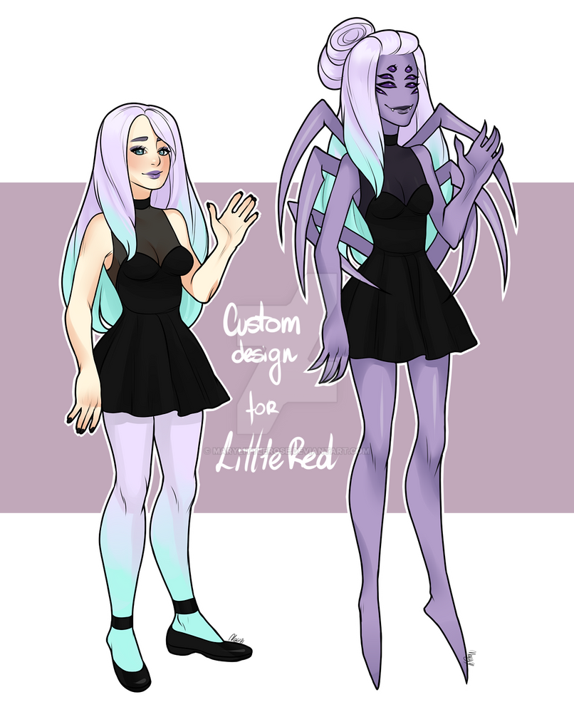 Little Red Note Profiles Custom Design #1: Litt1e Red by MaryLittleRose on DeviantArt
