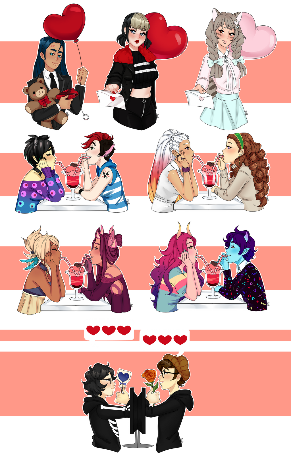 Valentines YCH Full Batch