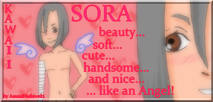 A cute Angel Sora Banner