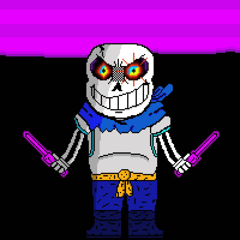 Pixilart - Dying ------ Sans by Dusttrust-Sans