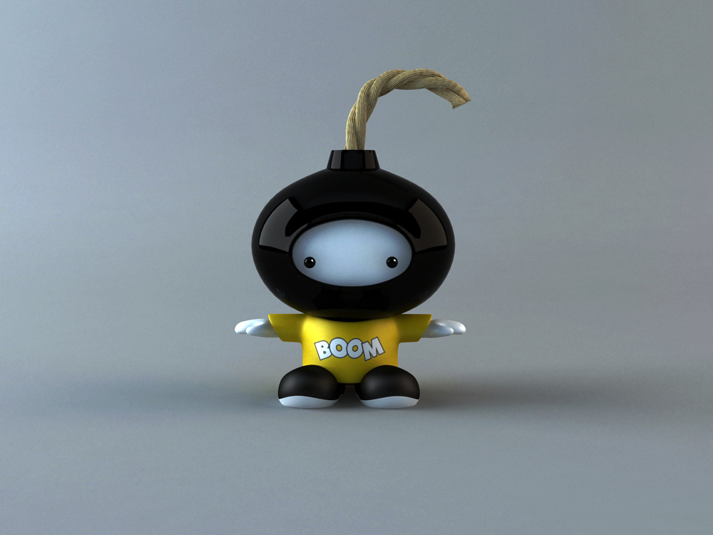 3D mascot - Boom