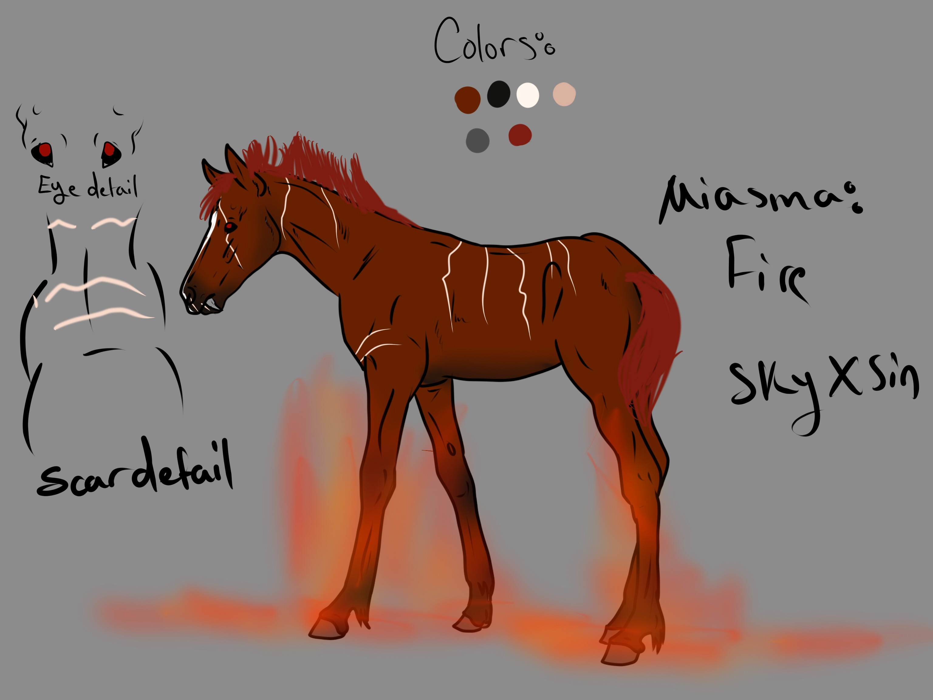 SkyXSin foal design contest