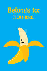 Banana belongs to - Custom Sticker Design
