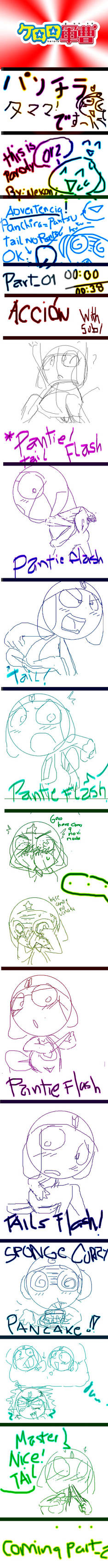 keroro Gunso_PARODY_PANCHIRA_Doodle_Part_1