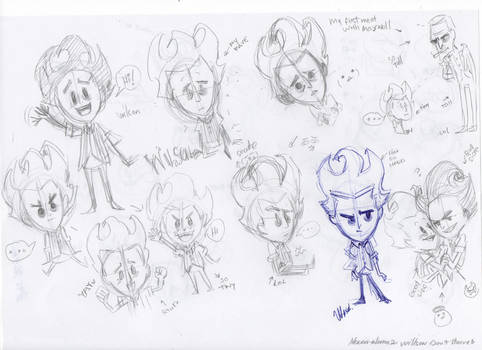 Don't starve_Wilson Percival Higgsbur_ scketch