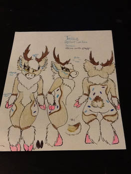 Tartsia the caribou fursona