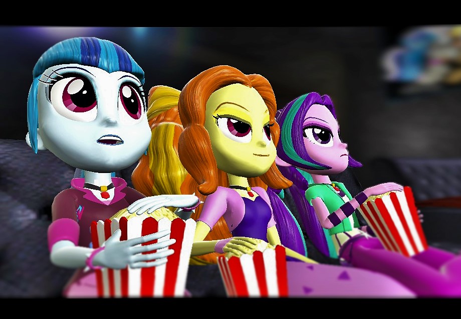 Watching a Movie with The dazzlings