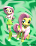 Fluttershy's EQG and Pony