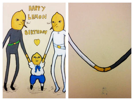 LemonGrab Birthday Card