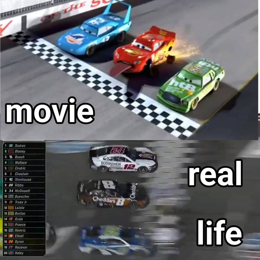 Reference Cars 1 A cars reference to nascar by randomboy08 on DeviantArt