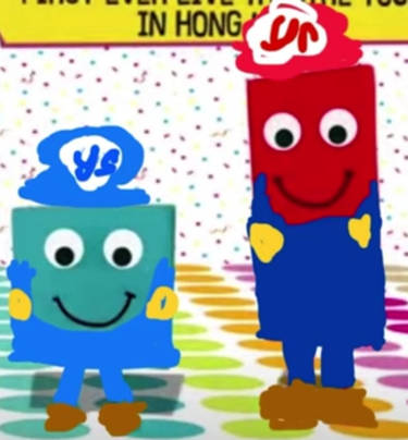 The younger shapes brothers as super Mario bros or